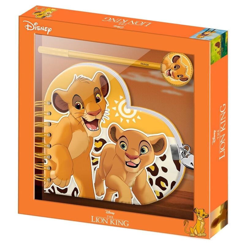 Set diario + boligrafo El Rey Leon Disney KARACTERMANIA