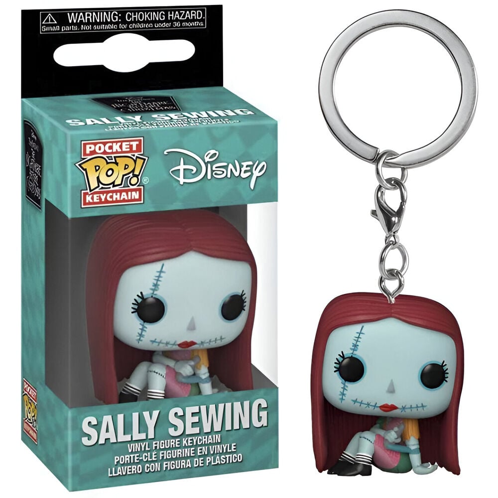 Llavero Pocket POP Disney Pesadilla Antes de Navidad Sally Sewing FUNKO