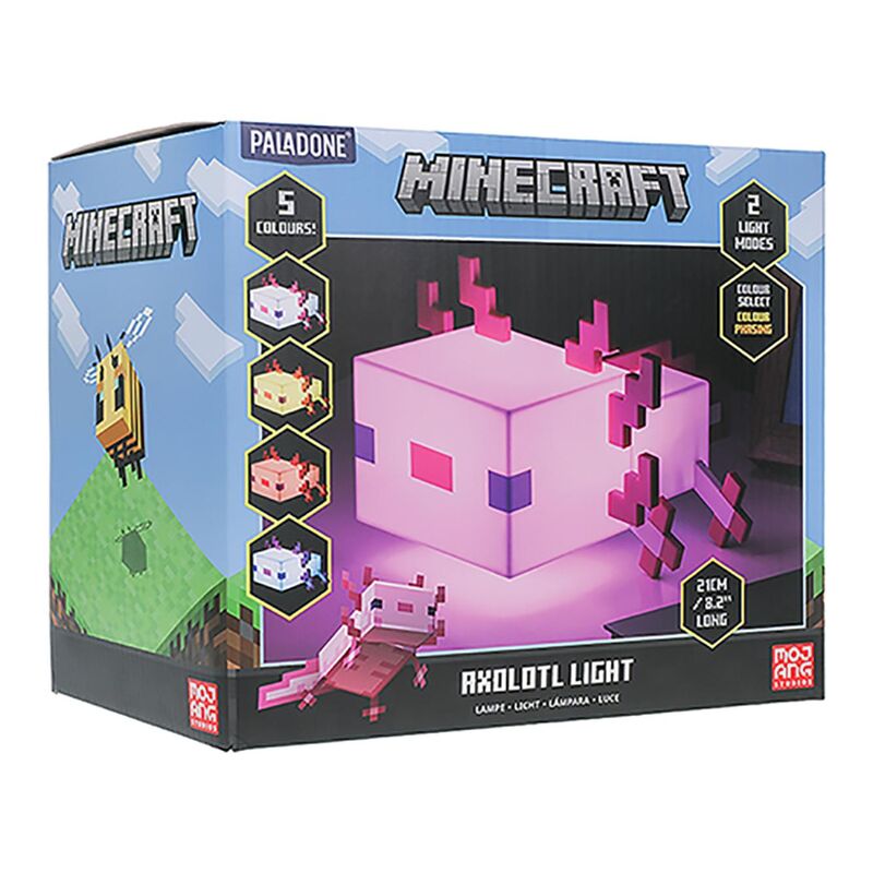 Lampara Ajolote Minecraft 13cm PALADONE