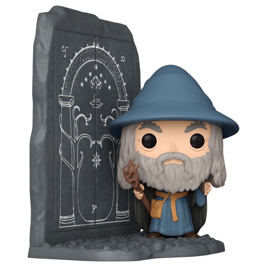 Figura POP Deluxe El Señor de los Anillos Gandalf with Doors of Durin FUNKO