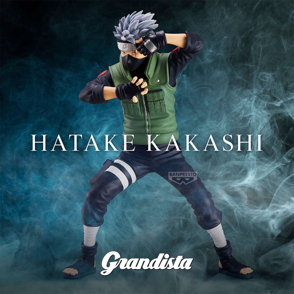 Figura Hatake Kakashi Grandista Naruto Shippuden 23cm BANPRESTO