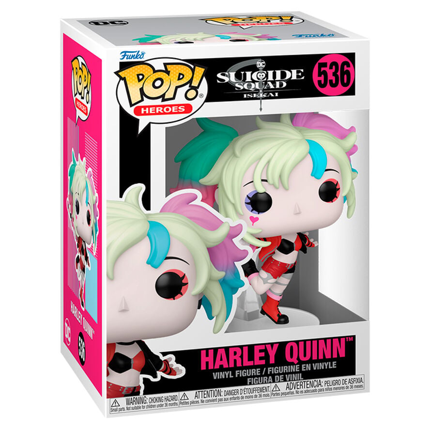 Figura POP DC Comics Escuadron Suicida Isekai Harley Quinn FUNKO