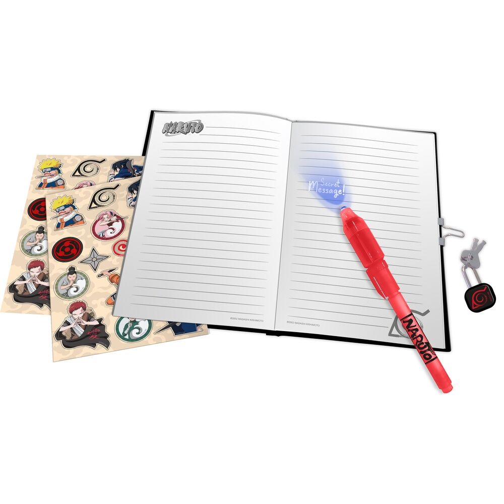 Diario + Boligrafo magico Naruto Shippuden KIDS LICENSING