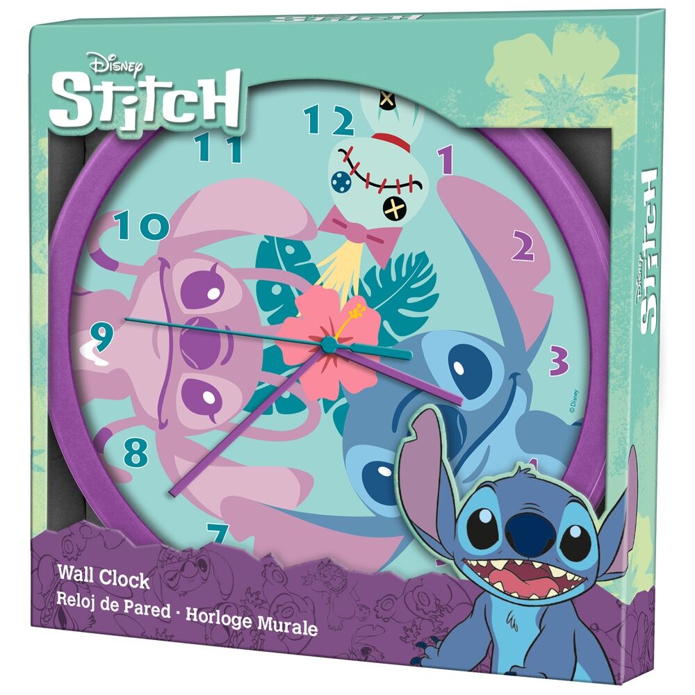 Reloj pared Stitch Disney KIDS LICENSING