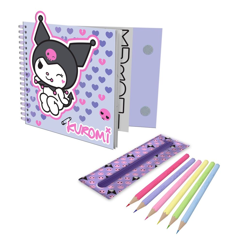 Set colorear Kuromi Hello Kitty KIDS LICENSING