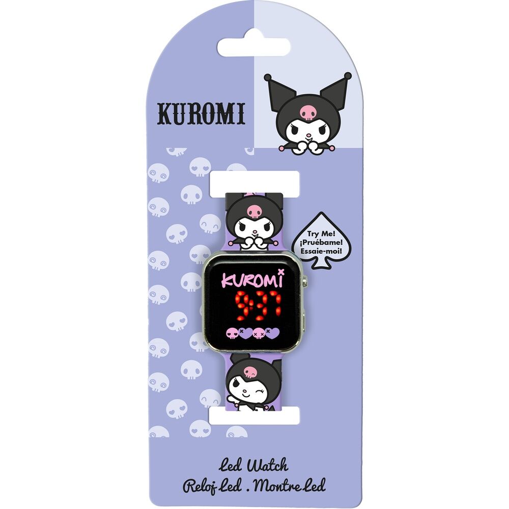 Reloj led Kuromi Hello Kitty KIDS LICENSING