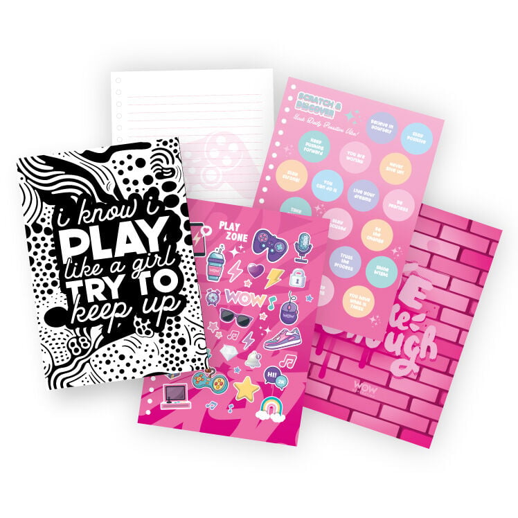 Cuaderno A5 Gamer Valentina Wow Generation KIDS LICENSING