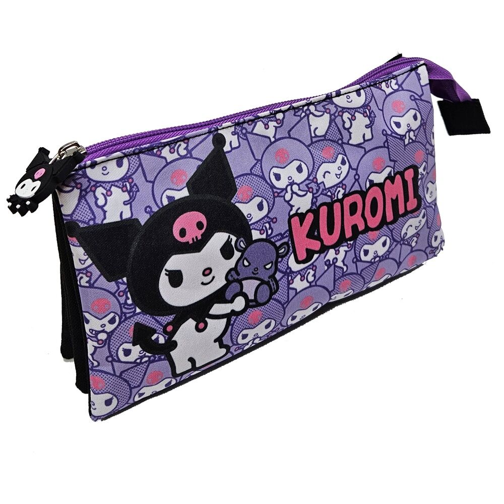 Portatodo Kuromi Hello Kitty triple MANENTI