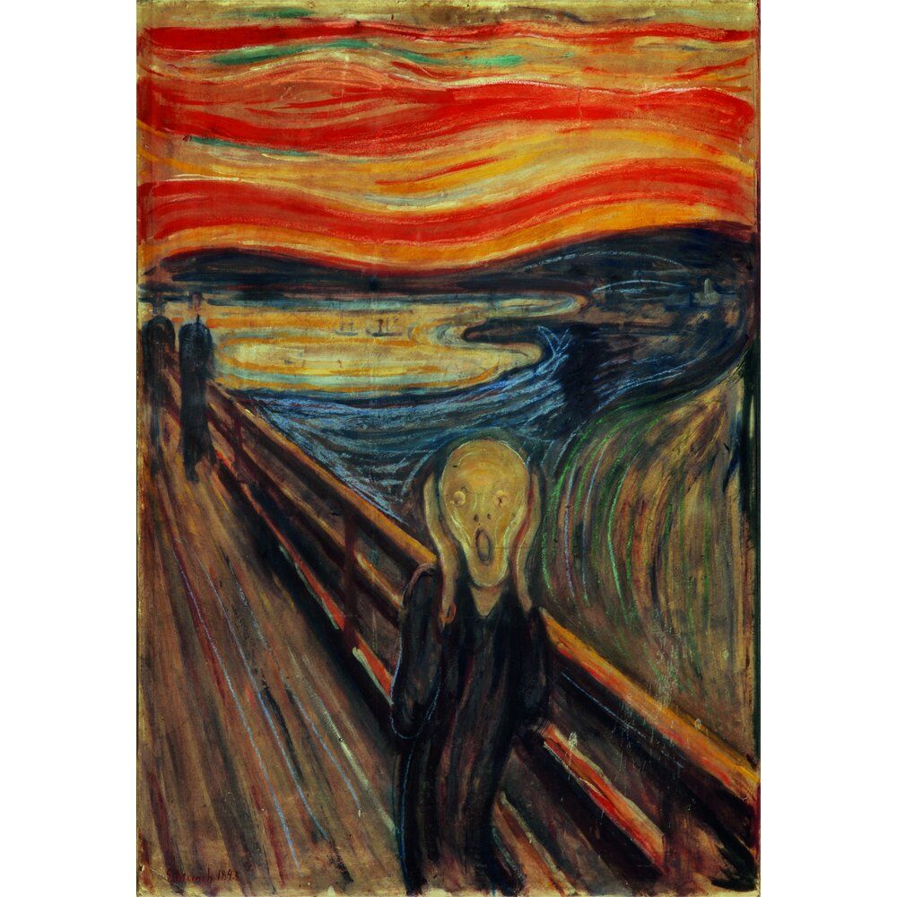 Puzzle The Scream Munch Museum 1000pzs CLEMENTONI