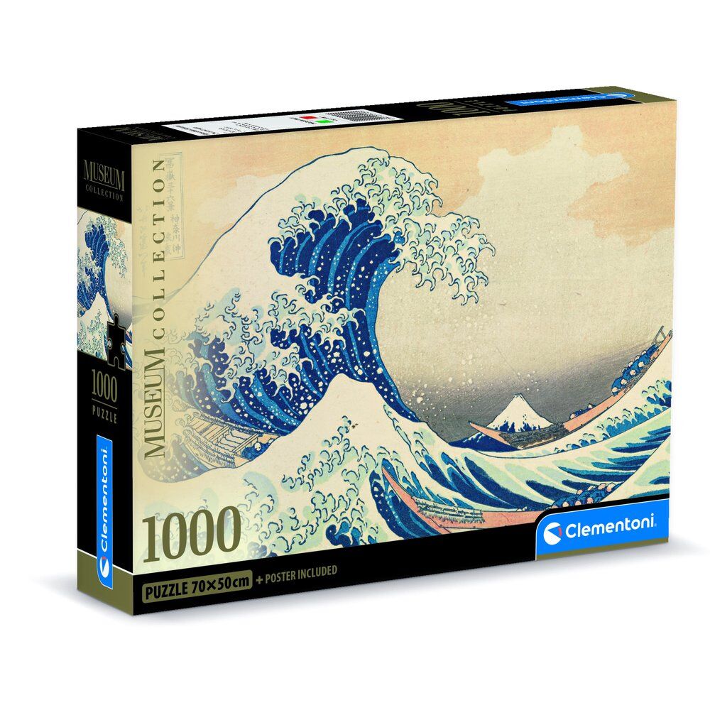 Puzzle The Great Wave Kokusai Museum 1000pzs CLEMENTONI