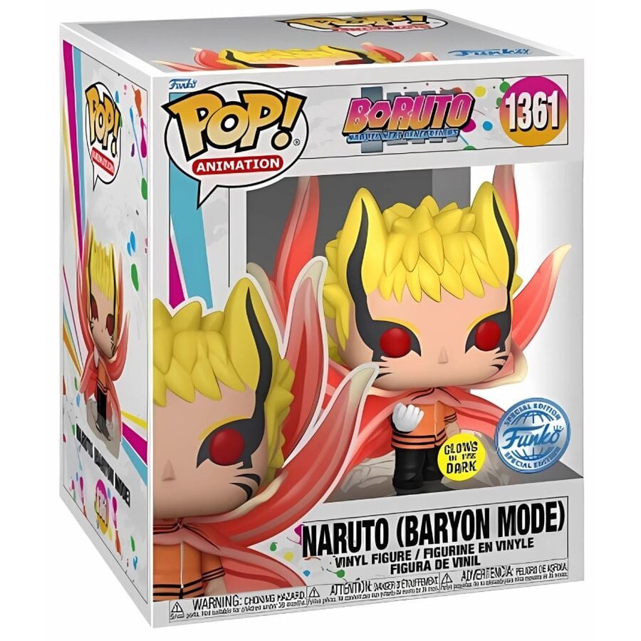 Figura POP Super Boruto Naruto Exclusive 15cm FUNKO