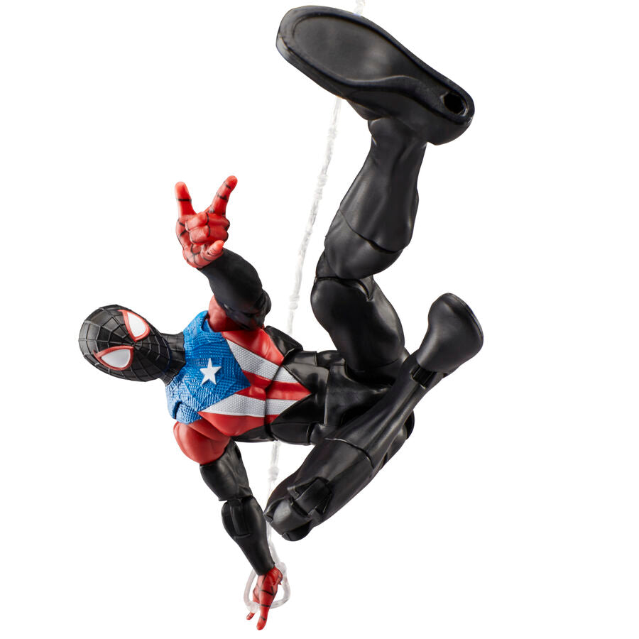 Figura Miles Morales Boricua Suit Spider-Man 2 Marvel Legends 15cm HASBRO