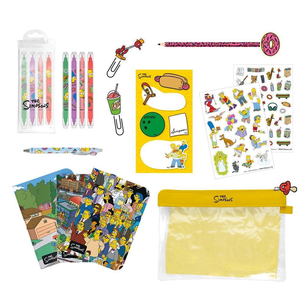 Set papeleria Los Simpsons ERIK