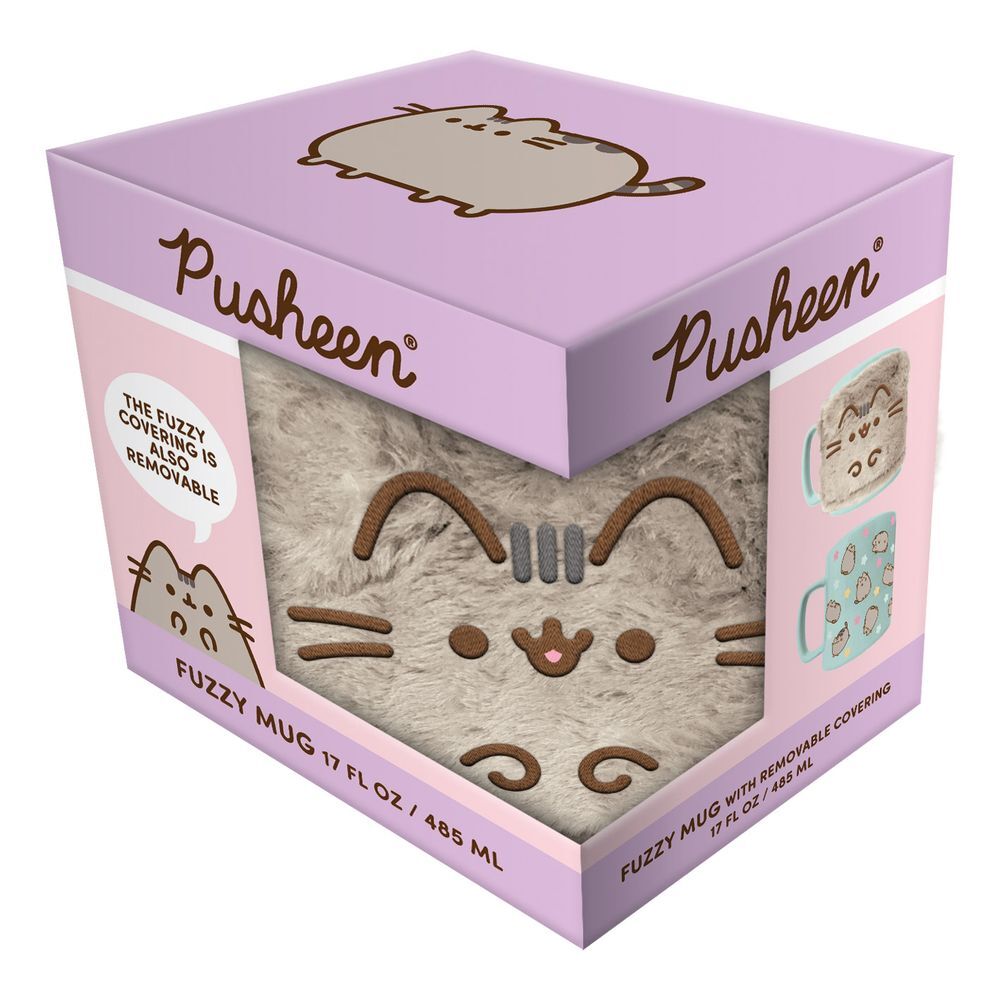 Taza funda de peluche Pusheen 440ml PYRAMID