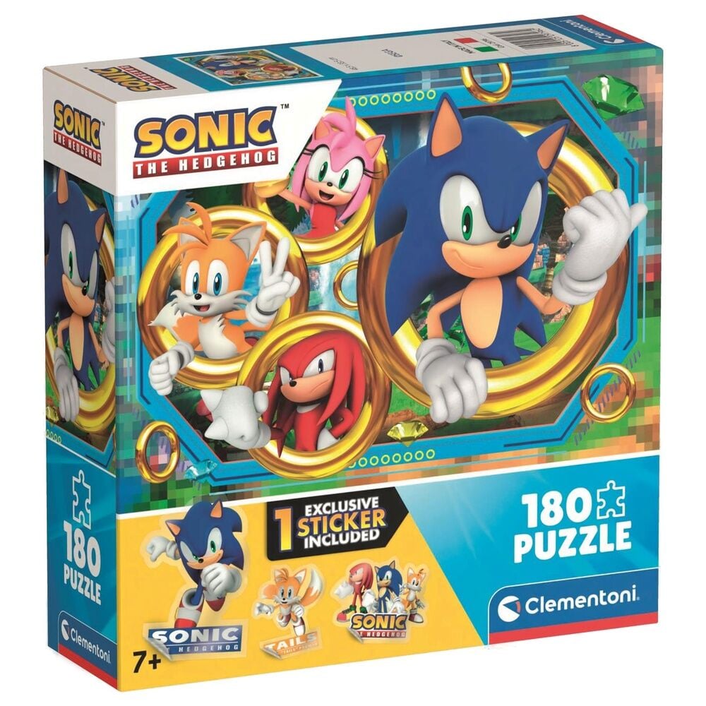 Puzzle Sonic the Hedgehog 180pzs CLEMENTONI
