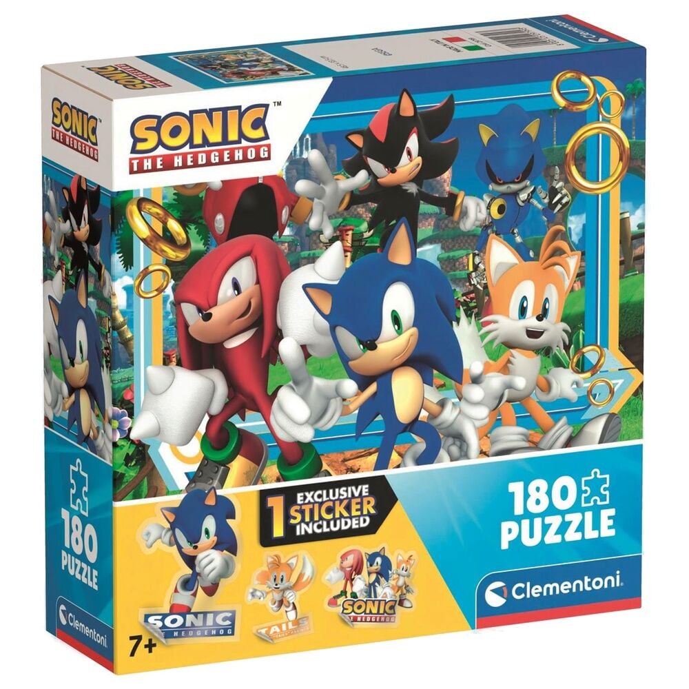 Puzzle Sonic the Hedgehog 180pzs CLEMENTONI