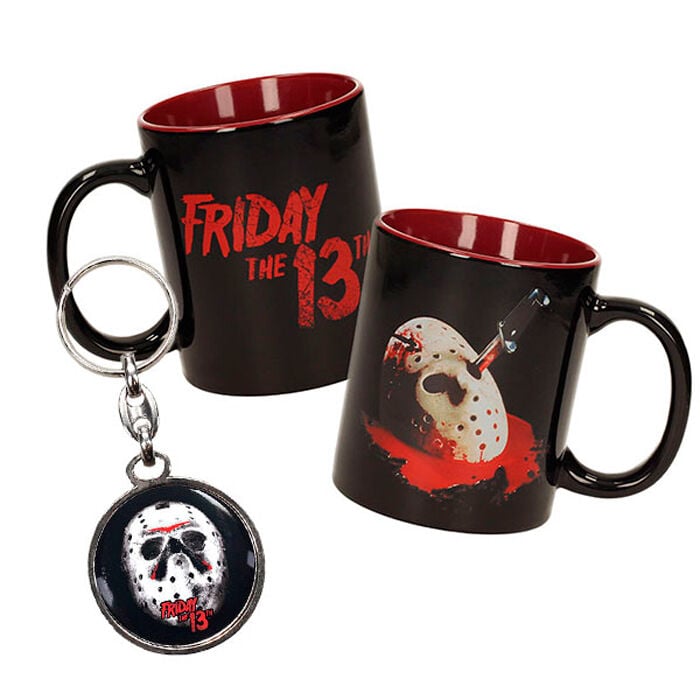 Taza + Llavero metalico Viernes 13 SD TOYS
