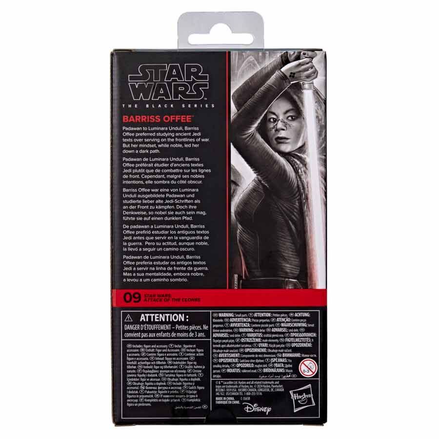 Figura Barriss Offee El Ataque de los Clones Star Wars 15cm HASBRO