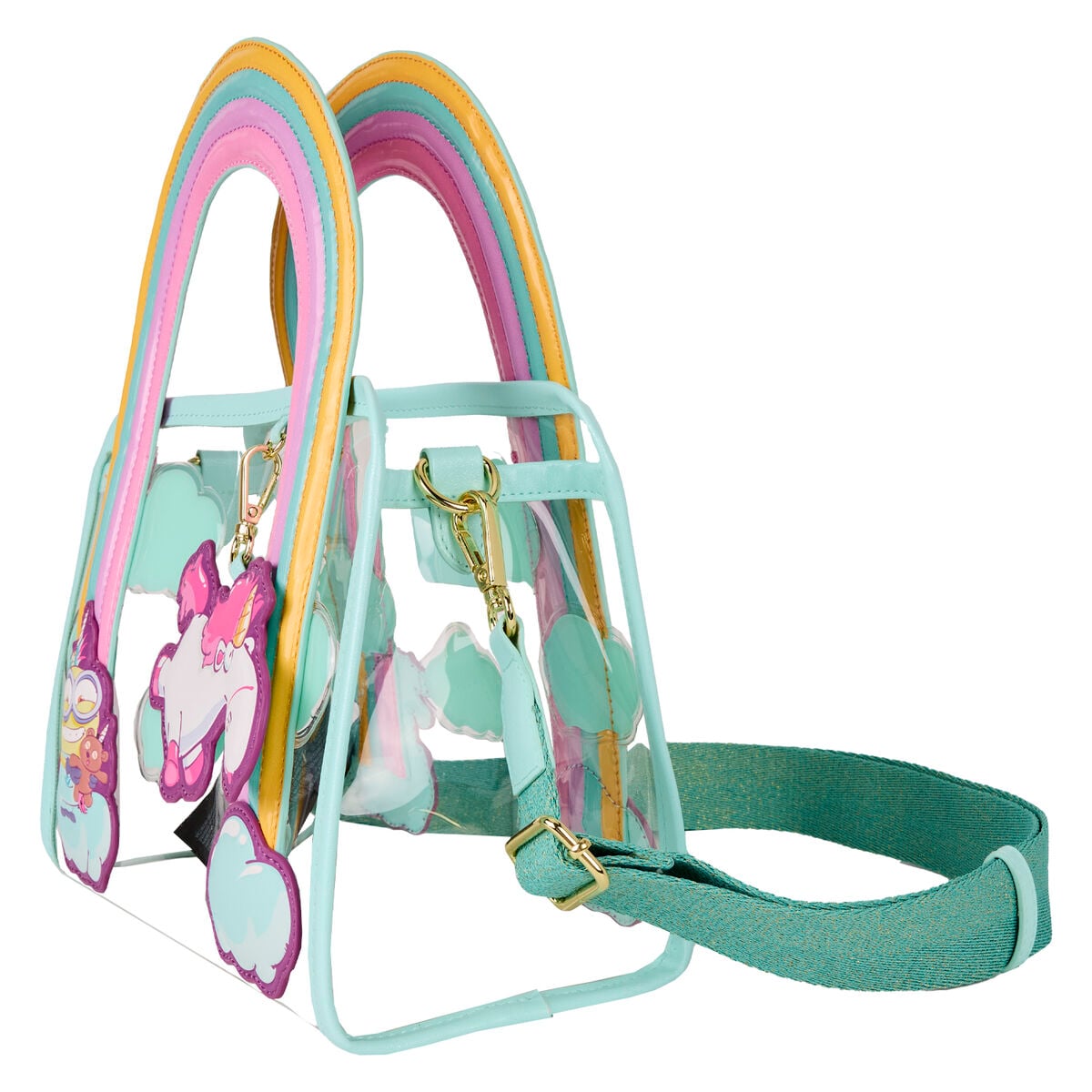 Bolso bandolera Fluffy Unicorn Minions Loungefly LOUNGEFLY