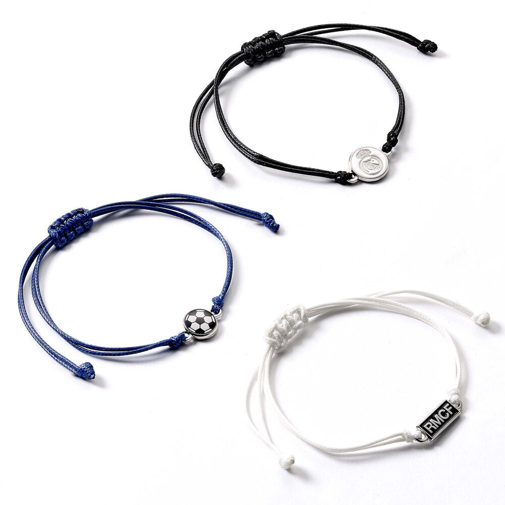 Set 3 Pulseras Amistad Real Madrid THE CARAT SHOP