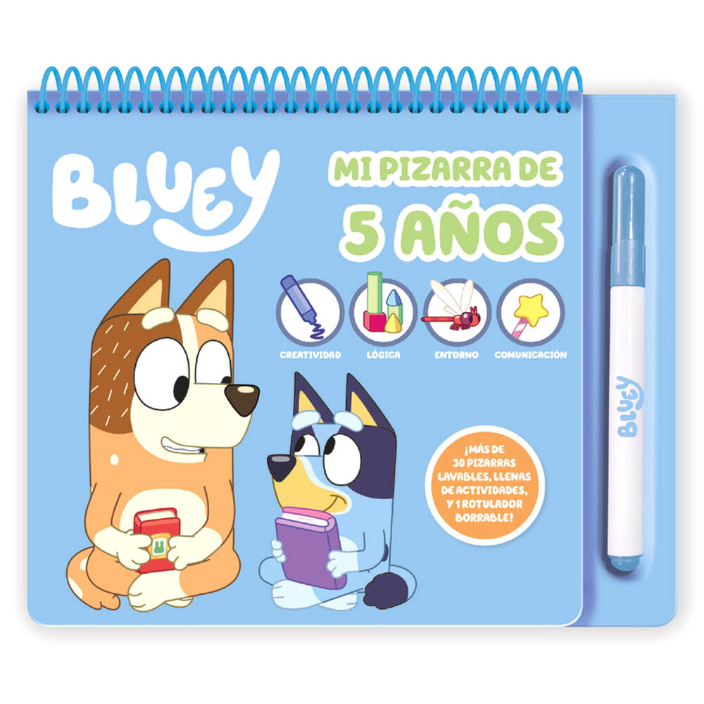 Mi Pizarra Actividades 5 Años Bluey español MOOSE