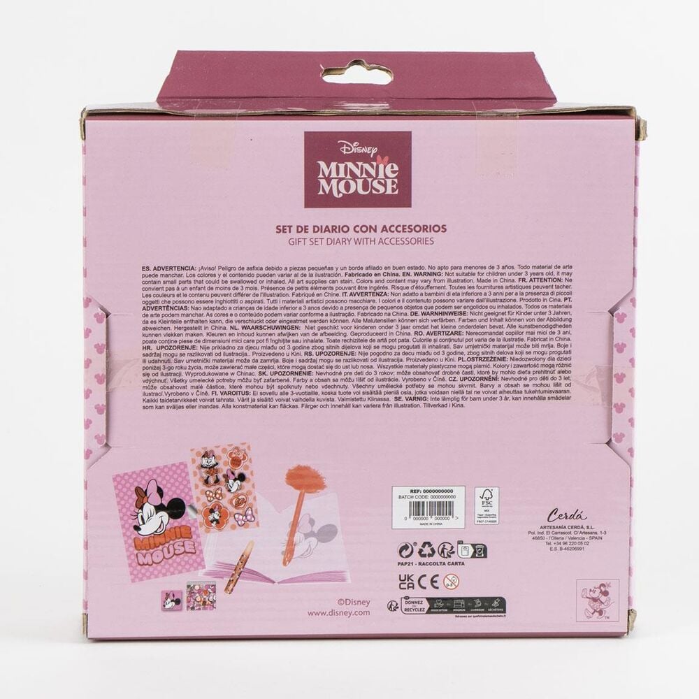 Set Diario Minnie Disney CERDÁ