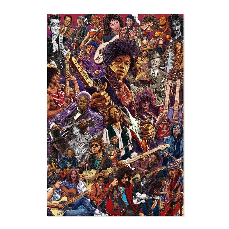 Poster Guitarristas Legendarios ERIK