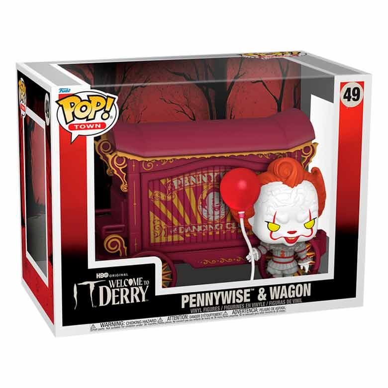 Figura POP Town IT Welcome To Derry Pennywise & Wagon FUNKO