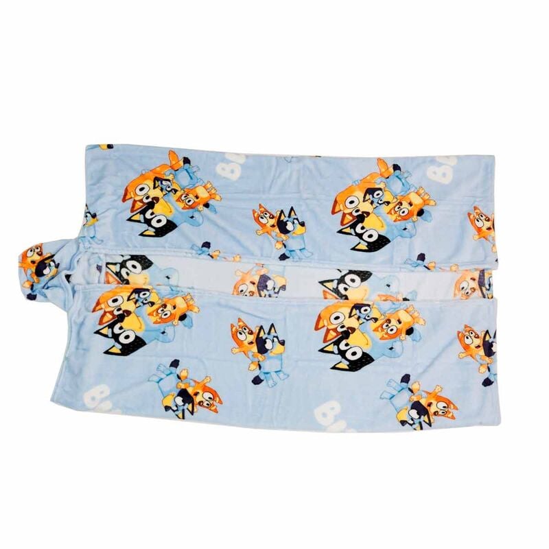 Manta coralina capucha Bluey 120x150cm MOOSE