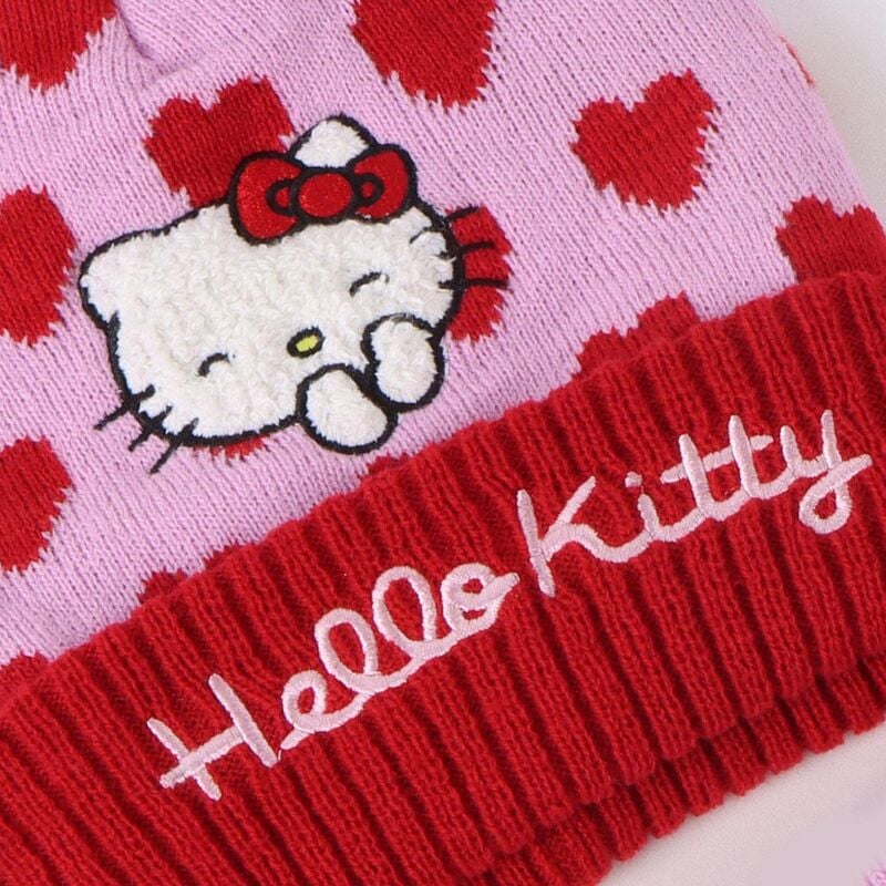 Conjunto gorro guantes bufanda Hello Kitty CERDÁ