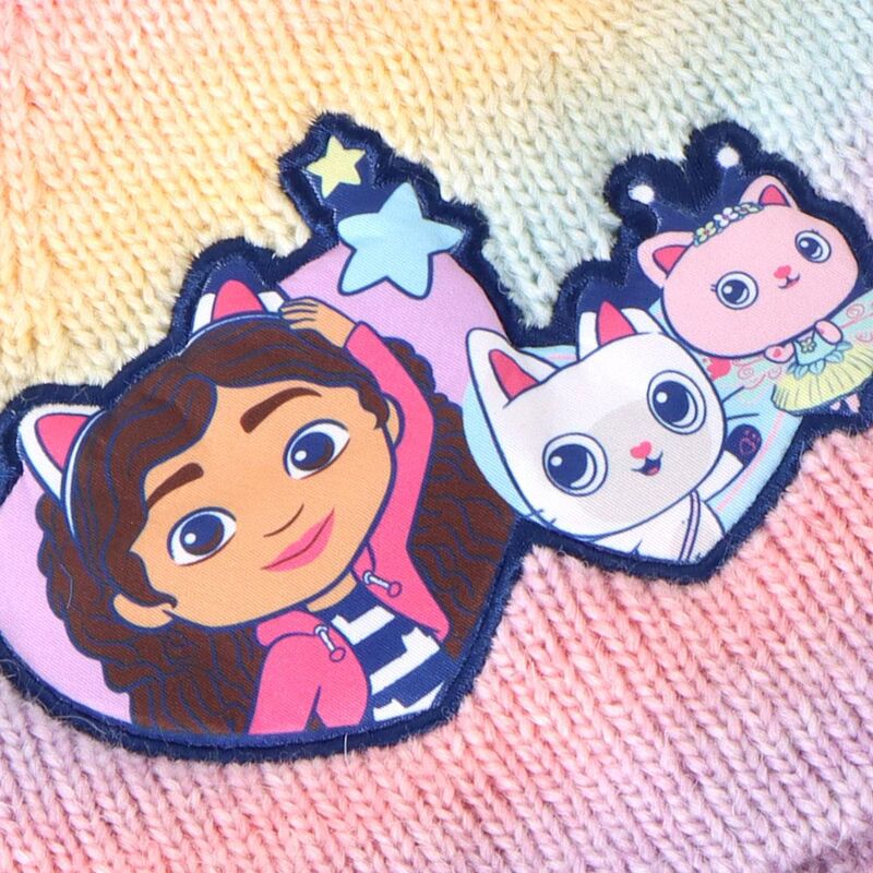 Conjunto gorro guantes bufanda La Casa de Muñecas de Gabby CERDÁ
