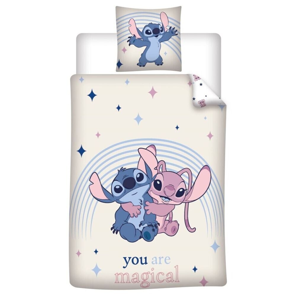 Funda nordica Angel & Stitch Disney cama 90cm policotton DISNEY