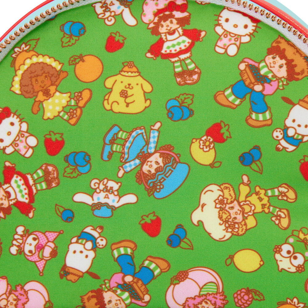 Mochila Shortcake Scented Hello Kitty & Friends x Strawberry Loungefly 26cm LOUNGEFLY