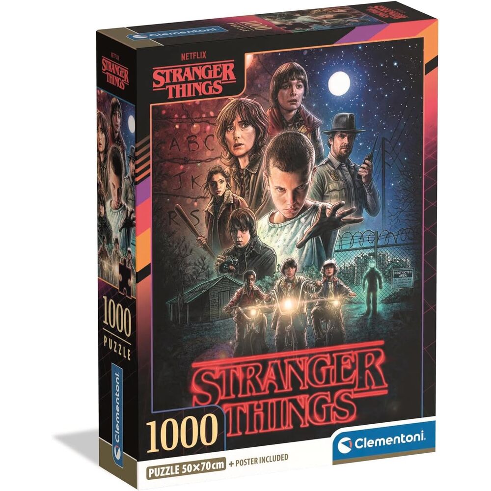 Puzzle Stranger Things 1000pzs CLEMENTONI
