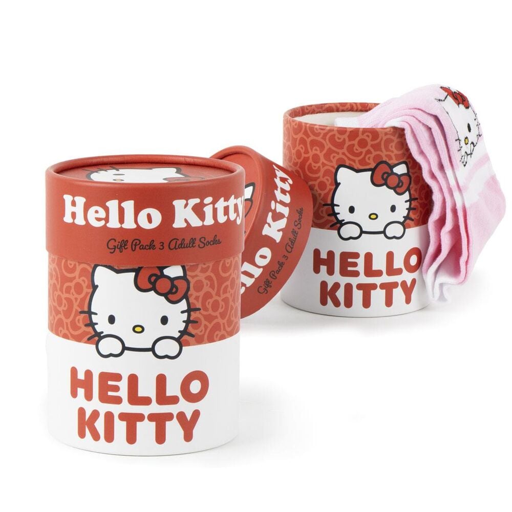 Set 3 calcetines Hello Kitty adulto CERDÁ