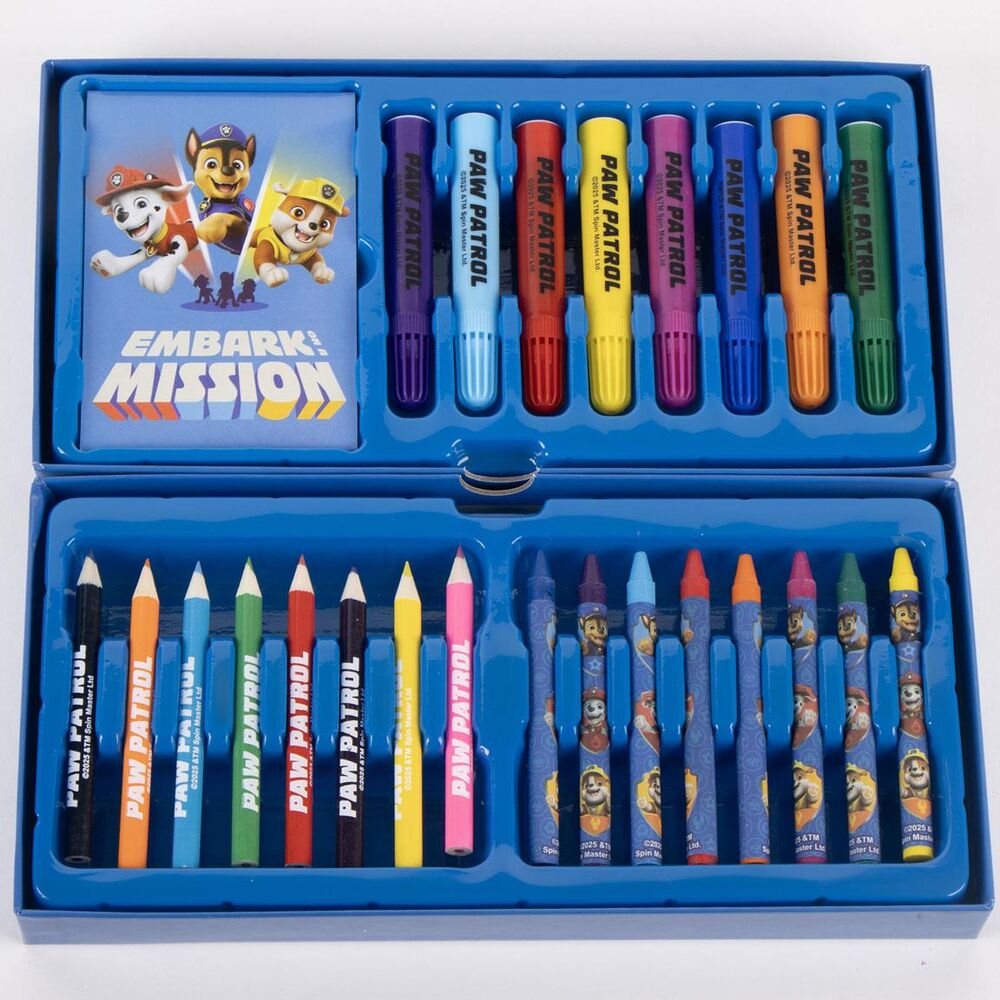 Maletin papeleria coloreable Patrulla Canina Paw Patrol CERDÁ