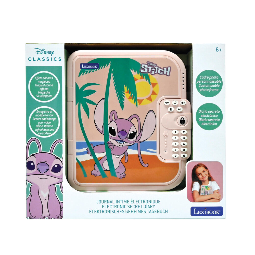 Diario Electronico Angel Stitch Disney LEXIBOOK