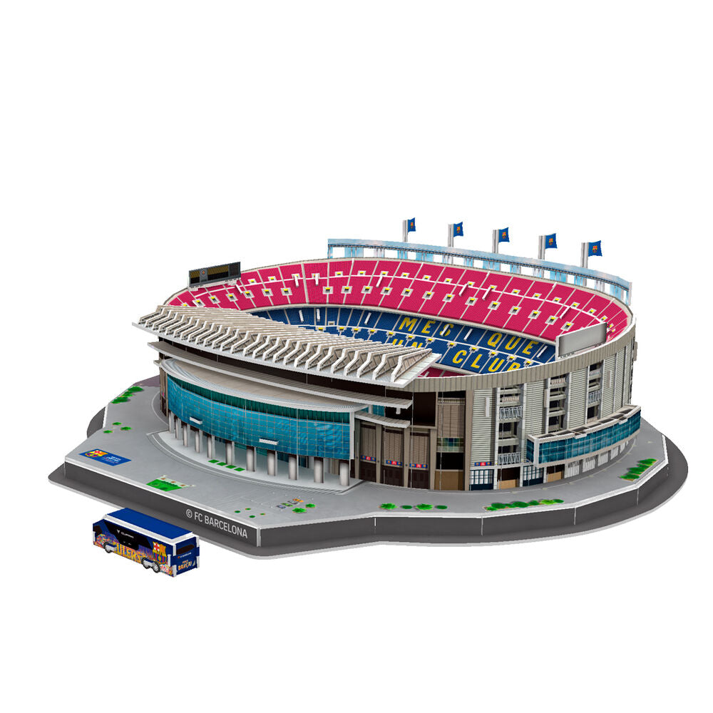 Puzzle 3D Estadio Camp Nou FC Barcelona 98pzs BANBO TOYS