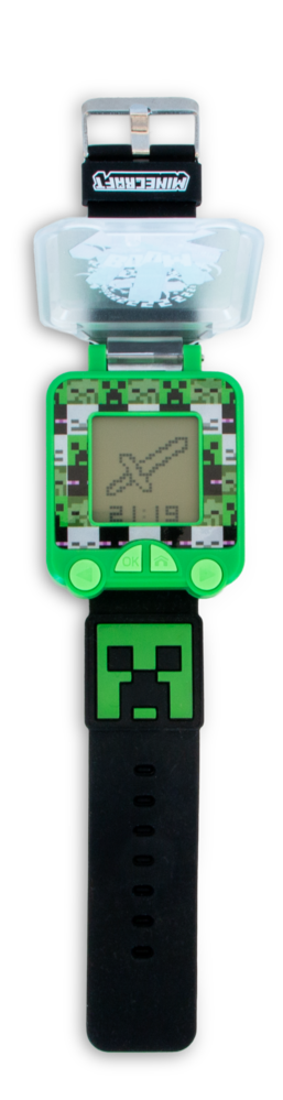 Reloj digital educativo con juegos Minecraft KIDS LICENSING