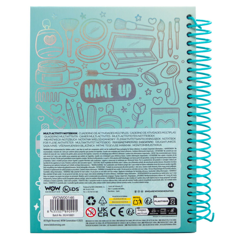 Cuaderno A5 Diseñadora de moda Annie Wow Generation KIDS LICENSING