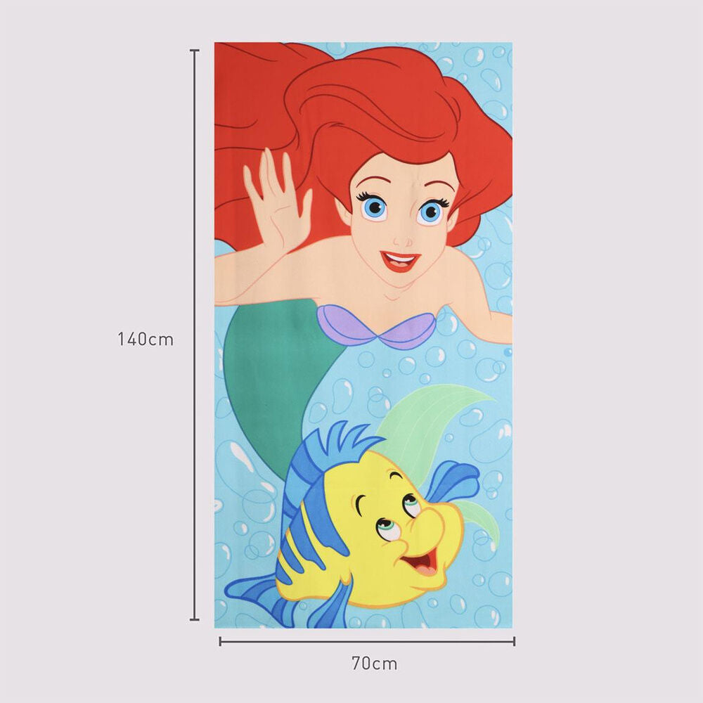 Toalla Ariel La Sirenita Disney microfibra CERDÁ