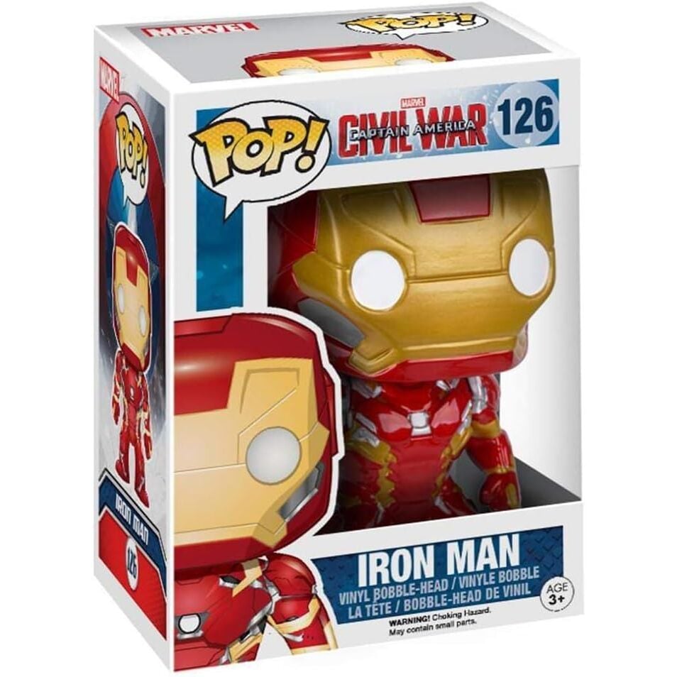 Figura POP Marvel Civil War Iron Man FUNKO