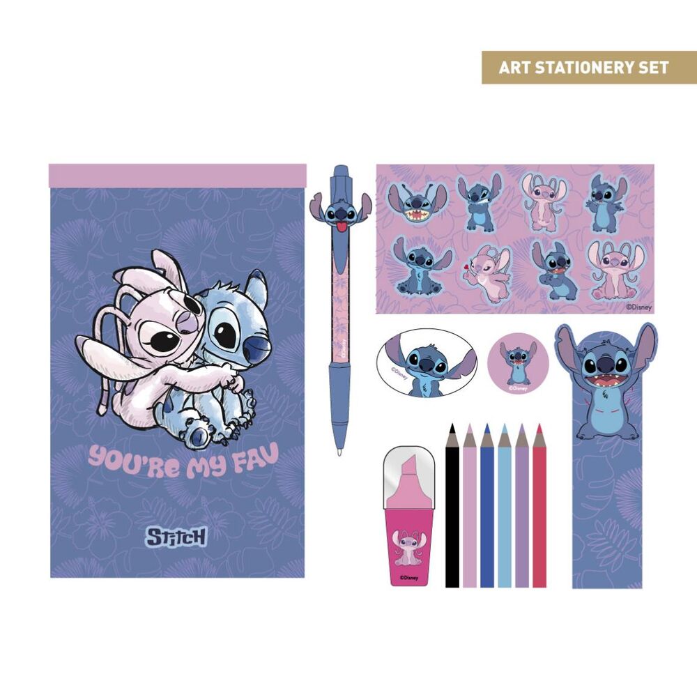 Set papeleria Stitch Disney CERDÁ