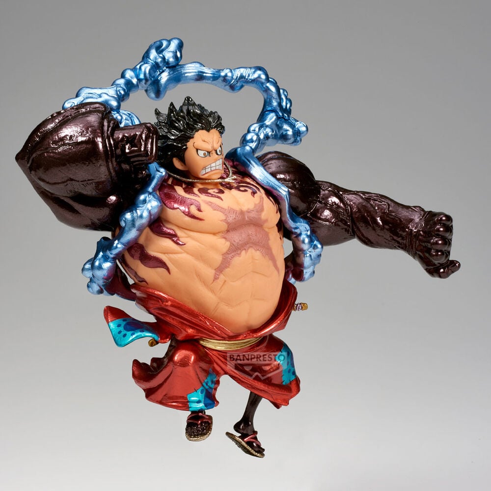 Figura Monkey D Luffy Gear 4 Boundman King of Artist One Piece 17cm BANPRESTO