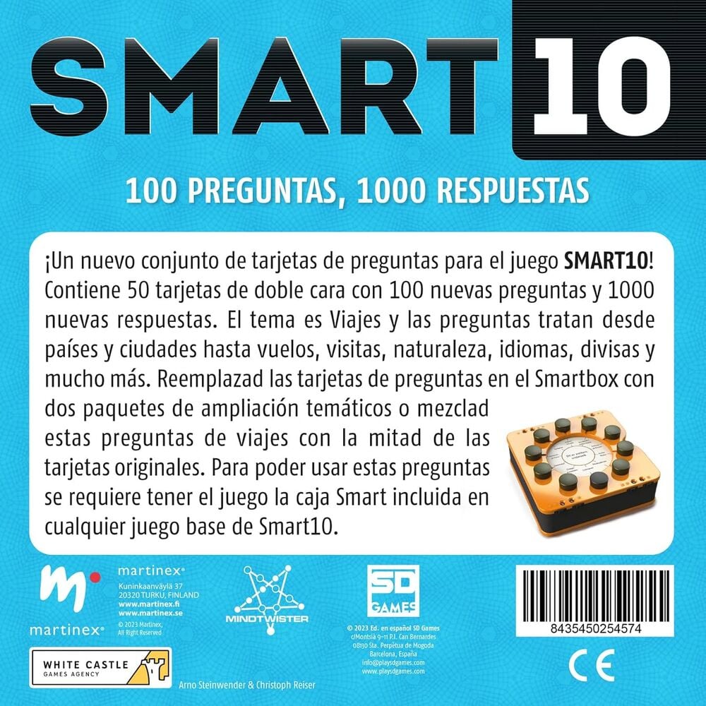 Expansion Viajes Juego Smart 10 español SD GAMES