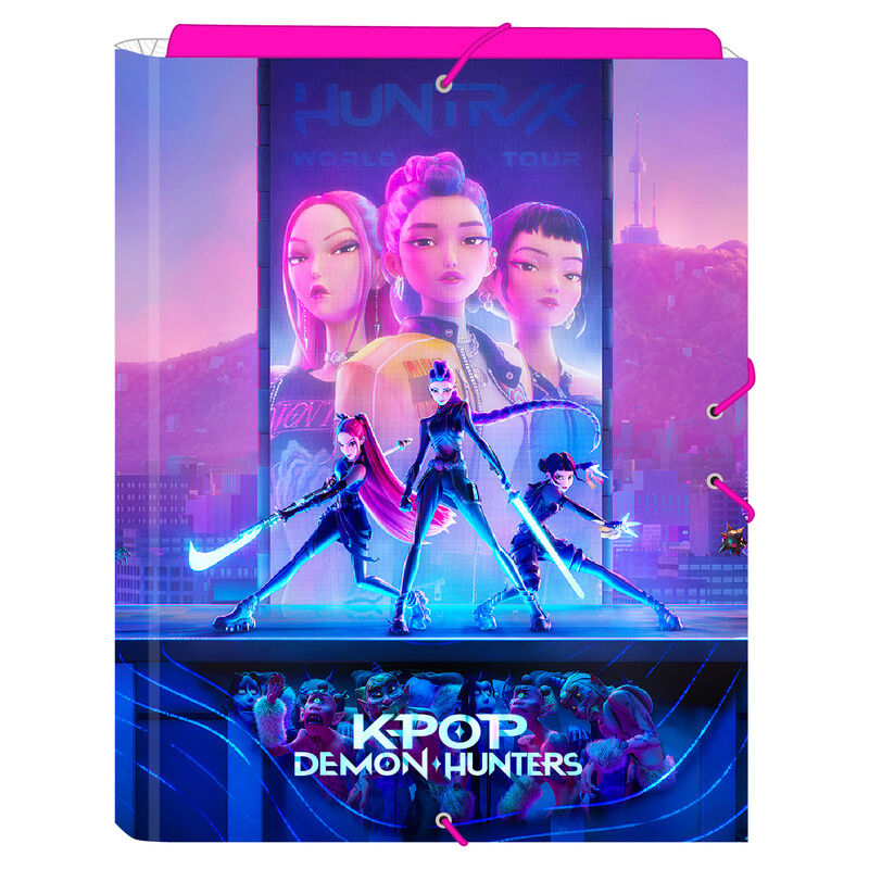 Carpeta Kpop Demon Hunters solapas SAFTA