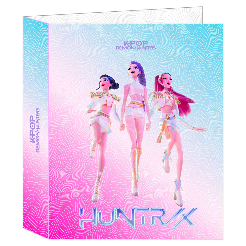 Carpeta Kpop Demon Hunters 4 anillas SAFTA