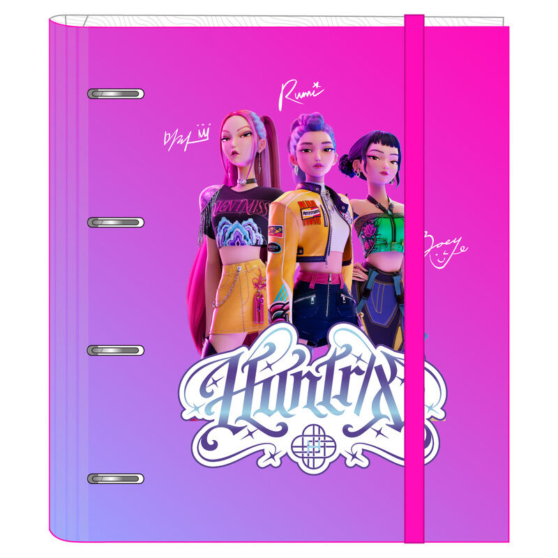 Carpeta Kpop Demon Hunters 4 anillas SAFTA