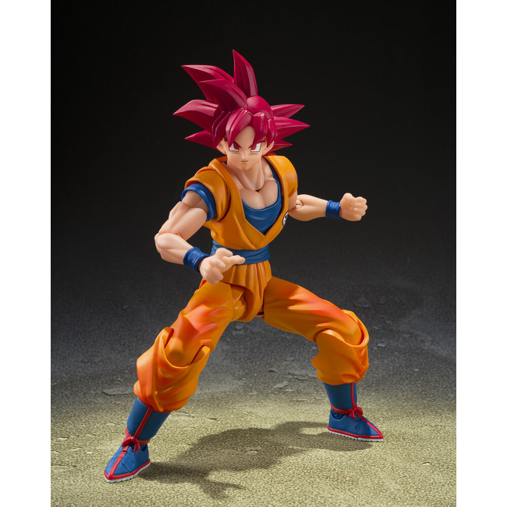 Figura S.H.Figuarts Super Saiyan God Son Goku God Aura Dragon Ball Super 14,5cm TAMASHII NATIONS