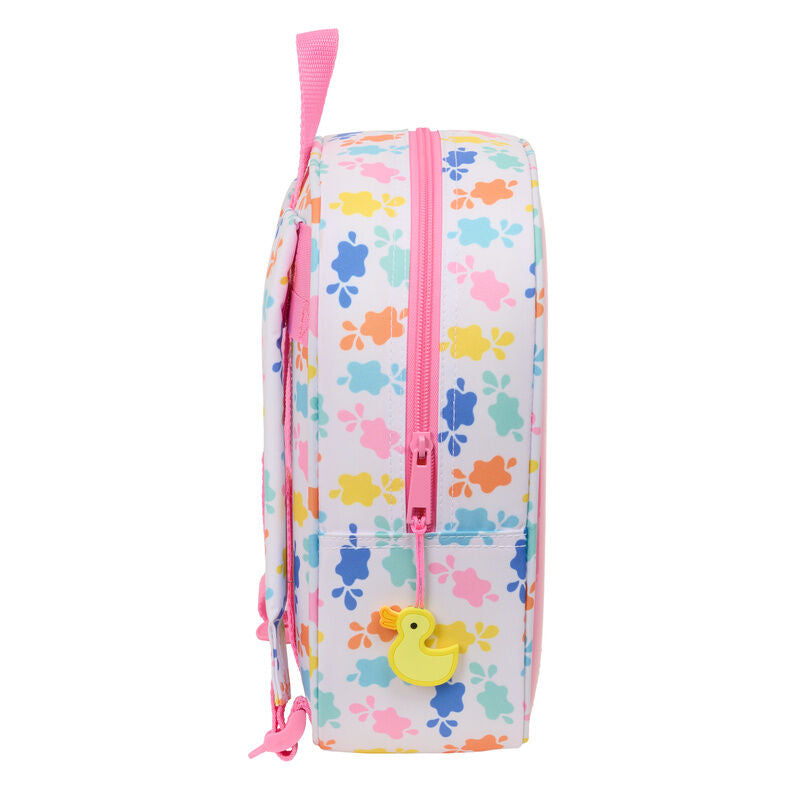 Mochila Baby Pig Peppa Pig 27cm adaptable SAFTA